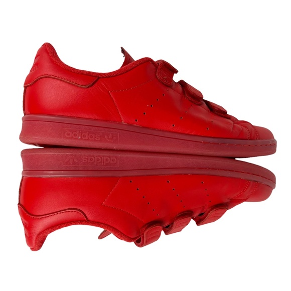 2016 Adidas Originals Stan Smith Mens Size 10.5 Red S80043 Velcro Sneakers main image 7